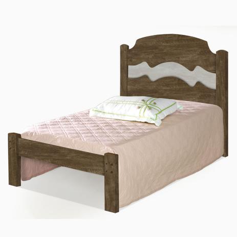Cama Solteiro Iris Castanho e Avelã - Cambel Menor preço em Cama Solteiro Iris Castanho e Avelã - Cambel