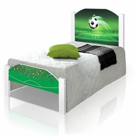 Cama Solteiro Juvenil Copa Futebol com Colchão - Casah Menor preço em Cama Solteiro Juvenil Copa Futebol com Colchão - Casah