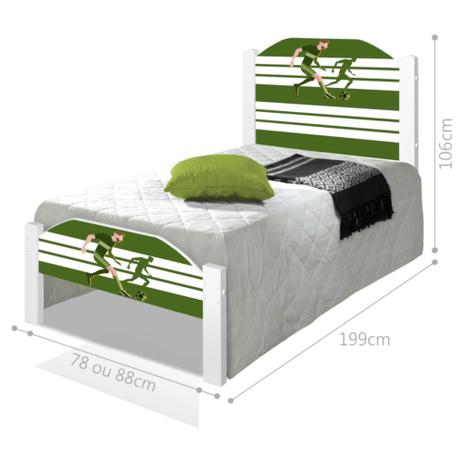 Cama Solteiro Juvenil Futebol Jogador - Casah Menor preço em Cama Solteiro Juvenil Futebol Jogador - Casah