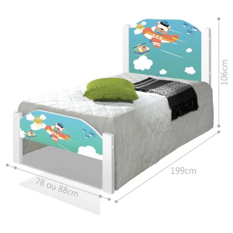 Cama Solteiro Juvenil Patrulha Animal com Colchão - Casah Menor preço em Cama Solteiro Juvenil Patrulha Animal com Colchão - Casah