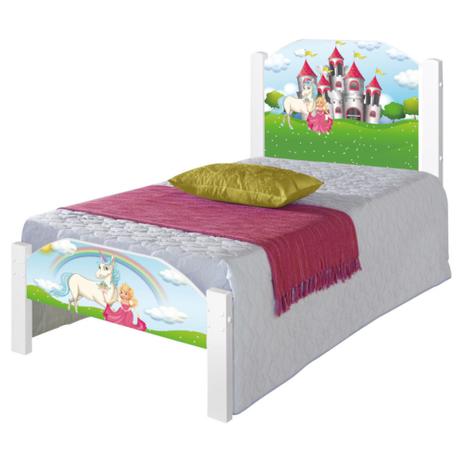 Cama Solteiro Juvenil Princesa Encantada - Casah Menor preço em Cama Solteiro Juvenil Princesa Encantada - Casah