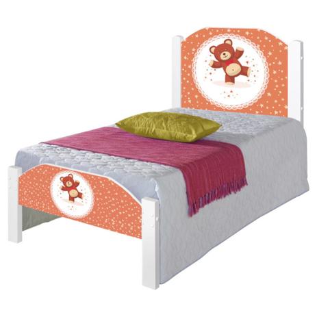 Cama Solteiro Juvenil Ursinhos de Pelúcia com Colchão - Casah Menor preço em Cama Solteiro Juvenil Ursinhos de Pelúcia com Colchão - Casah