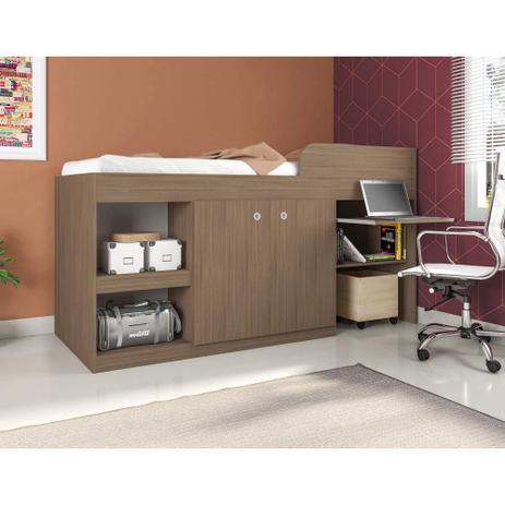 Cama Solteiro Multifuncional Juvenille com Bancada - Montana - Art in móveis é boa?