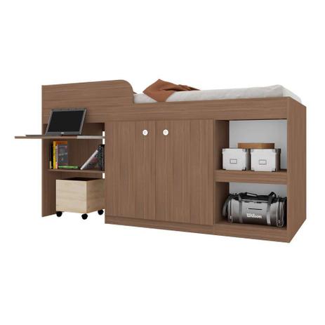 Cama Solteiro Multifuncional Juvenille Montana - Art In Móveis Menor preço em Cama Solteiro Multifuncional Juvenille Montana - Art In Móveis