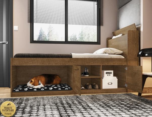 Cama Solteiro Pet Puppy Malbec Framar Menor preço em Cama Solteiro Pet Puppy Malbec Framar