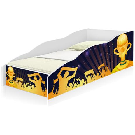 Cama Solteiro Play Campeonato Futebol - Casah Menor preço em Cama Solteiro Play Campeonato Futebol - Casah