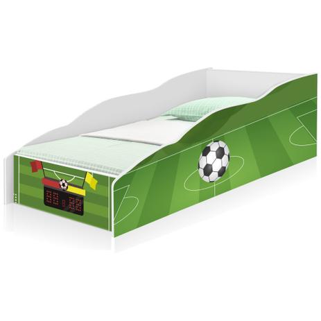 Cama Solteiro Play Campo Futebol com Colchão - Casah Menor preço em Cama Solteiro Play Campo Futebol com Colchão - Casah