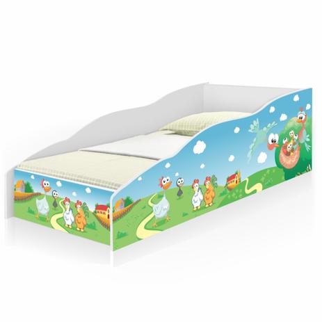 Cama Solteiro Play Fazendinha com Colchão - Casah Menor preço em Cama Solteiro Play Fazendinha com Colchão - Casah