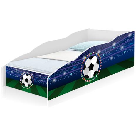 Cama Solteiro Play Futebol Bandeiras com Colchão - Casah Menor preço em Cama Solteiro Play Futebol Bandeiras com Colchão - Casah