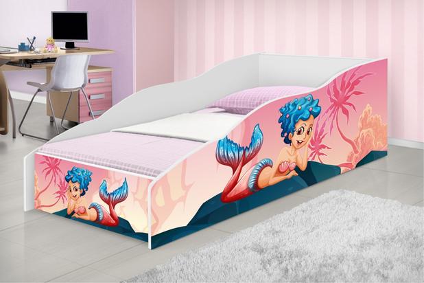 Cama Solteiro Play Sereia Nas Pedras com Colchão - Casah Menor preço em Cama Solteiro Play Sereia Nas Pedras com Colchão - Casah