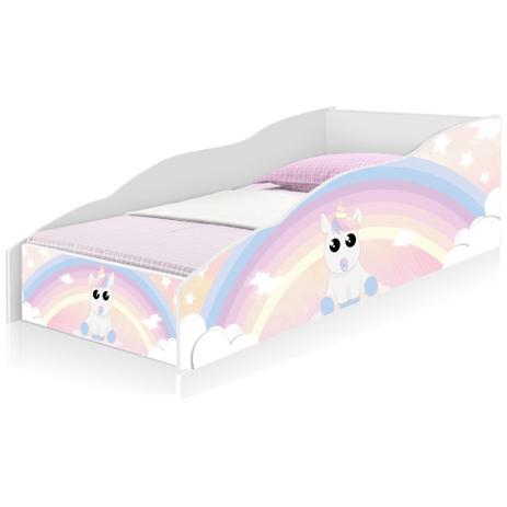 Cama Solteiro Play Unicórnio Bebê - Casah Menor preço em Cama Solteiro Play Unicórnio Bebê - Casah