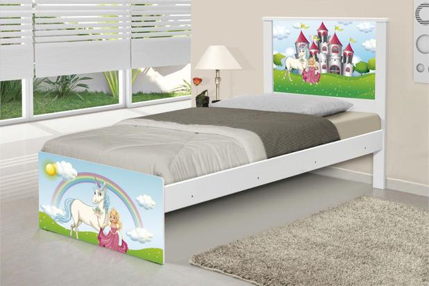 Cama Solteiro Princesa Encantada - Tebarrot Menor preço em Cama Solteiro Princesa Encantada - Tebarrot