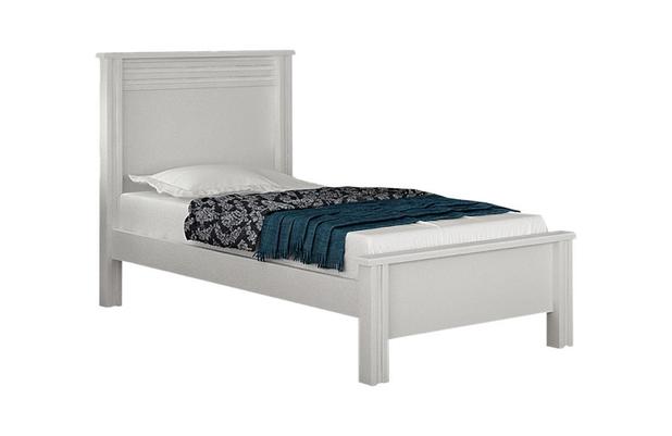 Cama solteiro Verona branco Novo Horizonte Menor preço em Cama solteiro Verona branco Novo Horizonte