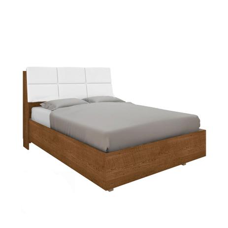 Cama Super Box com Cabeceira Isis Class para Colchão 158 Malbec/Branco 008 - Framar Menor preço em Cama Super Box com Cabeceira Isis Class para Colchão 158 Malbec/Branco 008 - Framar