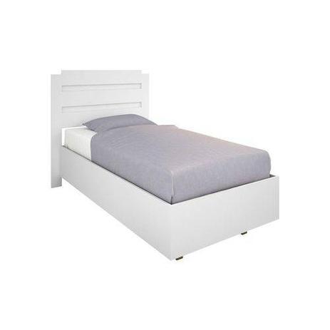 Cama Super Box Solteiro com Kit Cabeceira Framar 0,88 branco - 60 Menor preço em Cama Super Box Solteiro com Kit Cabeceira Framar 0,88 branco - 60