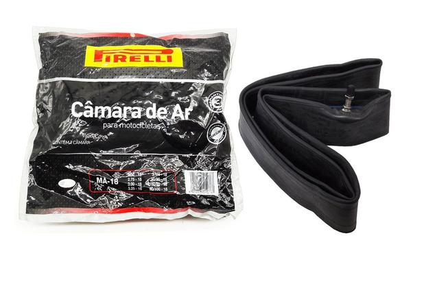 Câmara Ar 90/90-18 Moto Fan Titan Ybr Factor Fazer Pirelli Menor preço em Câmara Ar 90/90-18 Moto Fan Titan Ybr Factor Fazer Pirelli