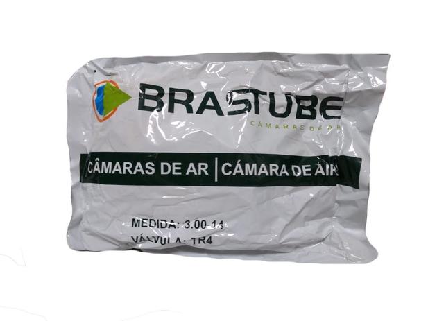 Câmara de Ar 3.00-14 Brastube Menor preço em Câmara de Ar 3.00-14 Brastube