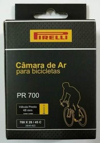 Câmara de Ar 700 x 28/45 Pirelli Válvula Presta 60MM(Bico Fino) Menor preço em Câmara de Ar 700 x 28/45 Pirelli Válvula Presta 60MM(Bico Fino)