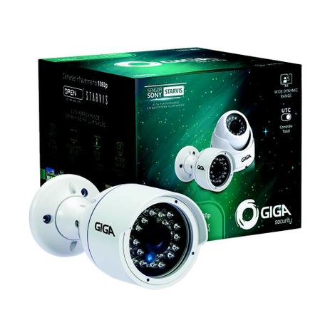 Câmera Bullet Giga Open HD Starvis 1080P 1/2.8 30M 4 mm GS0052 - Giga security Menor preço em Câmera Bullet Giga Open HD Starvis 1080P 1/2.8 30M 4 mm GS0052 - Giga security