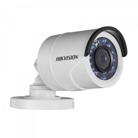 Camera Bullet HDTVI 3,6MM 10M 2MP 720P Plastico DS-2CE1AD0T-IRP Hikvision Menor preço em Camera Bullet HDTVI 3,6MM 10M 2MP 720P Plastico DS-2CE1AD0T-IRP Hikvision