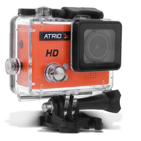 Câmera de Ação Filmadora Atrio FullSport Cam HD 720p 5mp Entradas USB SD Case à Prova DÁgua DC186 Menor preço em Câmera de Ação Filmadora Atrio FullSport Cam HD 720p 5mp Entradas USB SD Case à Prova DÁgua DC186