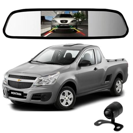 Camera De Re Espelho Retrovisor Com Tela Chevrolet Montana - Tomate é ruim? Camera De Re Espelho Retrovisor Com Tela Chevrolet Montana - Tomate é boa?