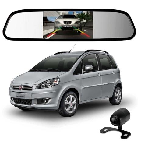 Camera De Re Espelho Retrovisor Com Tela Fiat Idea - Tomate Menor preço em Camera De Re Espelho Retrovisor Com Tela Fiat Idea - Tomate