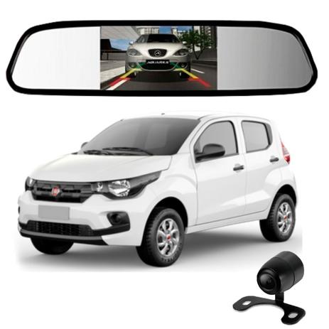 Camera De Re Espelho Retrovisor Com Tela Fiat Mobi - Tomate Menor preço em Camera De Re Espelho Retrovisor Com Tela Fiat Mobi - Tomate