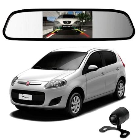 Camera De Re Espelho Retrovisor Com Tela Fiat Palio - Tomate Menor preço em Camera De Re Espelho Retrovisor Com Tela Fiat Palio - Tomate