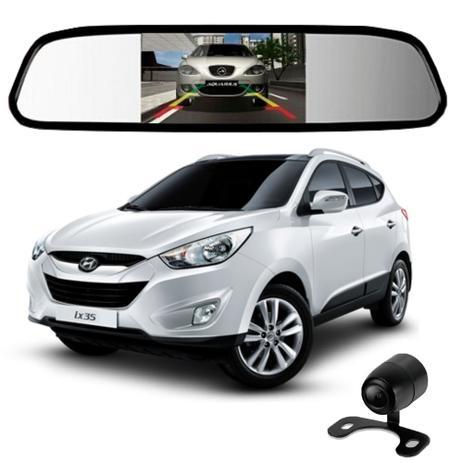 Camera De Re Espelho Retrovisor Com Tela Hyundai Ix35 - Tomate Menor preço em Camera De Re Espelho Retrovisor Com Tela Hyundai Ix35 - Tomate