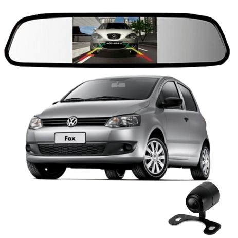 Camera De Re Espelho Retrovisor Com Tela Volkswagen Fox - Tomate Menor preço em Camera De Re Espelho Retrovisor Com Tela Volkswagen Fox - Tomate
