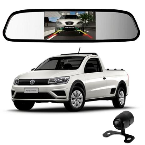 Camera De Re Espelho Retrovisor Com Tela Volkswagen Saveiro - Tomate é boa?