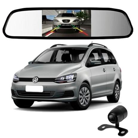 Camera De Re Espelho Retrovisor Com Tela Volkswagen Spacefox - Tomate é ruim? Camera De Re Espelho Retrovisor Com Tela Volkswagen Spacefox - Tomate é boa?