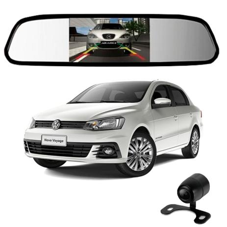 Camera De Re Espelho Retrovisor Com Tela Volkswagen Voyage - Tomate é boa?
