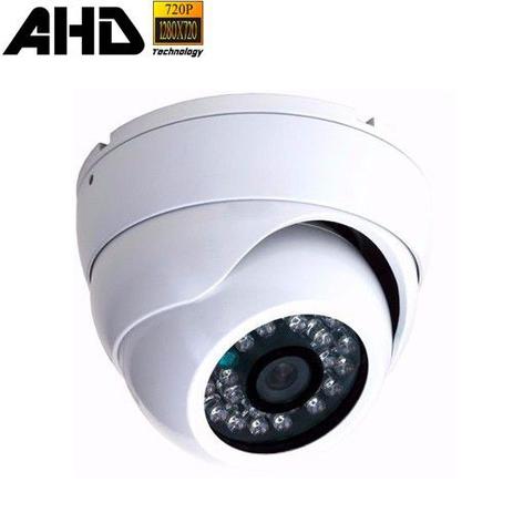 Câmera de Segurança Dome Blindada em Metal AHD 720P 1.3 Megapixel com 24 leds Infravermelho - Jortan Menor preço em Câmera de Segurança Dome Blindada em Metal AHD 720P 1.3 Megapixel com 24 leds Infravermelho - Jortan