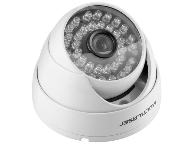 Câmera de Segurança Infravermelho Multilaser - Visão Noturna Lente 2,8mm com Suporte Dome SE140