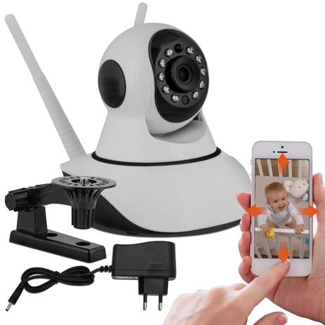 Câmera de Segurança Residencial IP Wi-Fi 720p Branco Infravermelho Visão Noturna App Android e iOS - Prime é boa?