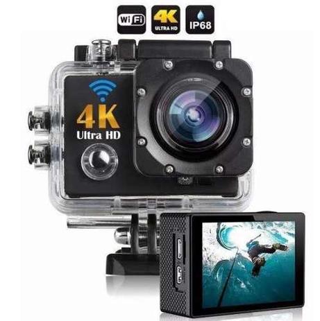 Camera Digital Go Plus 4K Sports Ultra HD Wireless Preta - Go cam Menor preço em Camera Digital Go Plus 4K Sports Ultra HD Wireless Preta - Go cam