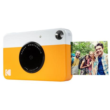 Câmera digital instantânea Kodak 5MP Printomatic Amarela Menor preço em Câmera digital instantânea Kodak 5MP Printomatic Amarela