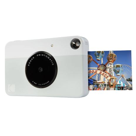 Câmera Digital Instantânea Kodak Rodomatic 5MP Printomatic - Cinza Menor preço em Câmera Digital Instantânea Kodak Rodomatic 5MP Printomatic - Cinza
