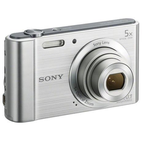 Câmera Digital Sony Cybershot DSC-W800 Prata 20.1MP Zoom Óptico 5X Vídeo HD Menor preço em Câmera Digital Sony Cybershot DSC-W800 Prata 20.1MP Zoom Óptico 5X Vídeo HD