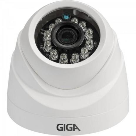 Camera Dome 3,2mm Infra 20m 720P AHD PLUS GS0011 Branco GIGA Menor preço em Camera Dome 3,2mm Infra 20m 720P AHD PLUS GS0011 Branco GIGA