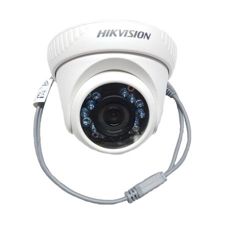 Câmera Dome Hikvision Hd 720p Tvi Lente 2,8mm 12 Leds. Menor preço em Câmera Dome Hikvision Hd 720p Tvi Lente 2,8mm 12 Leds.