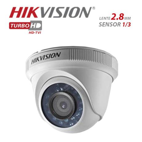Camera Dome Infravermelho HIBRIDA Hikvison HD 720p DS-2CE56C0T-IRP 2,8MM - Hikvision Menor preço em Camera Dome Infravermelho HIBRIDA Hikvison HD 720p DS-2CE56C0T-IRP 2,8MM - Hikvision