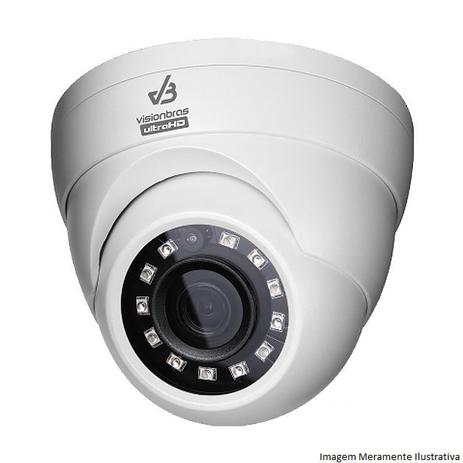 Camera Dome Metal Infravermelho Ultra HD VisionBras 720p HD 2,8MM 1.0MP 20M Menor preço em Camera Dome Metal Infravermelho Ultra HD VisionBras 720p HD 2,8MM 1.0MP 20M