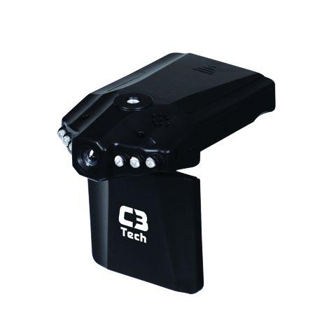 Câmera e Filmadora Veicular HD C3 Tech CV-303 Menor preço em Câmera e Filmadora Veicular HD C3 Tech CV-303