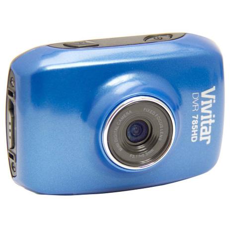 Câmera Filmadora de Ação HD Vivitar Azul- DVR785HD Menor preço em Câmera Filmadora de Ação HD Vivitar Azul- DVR785HD