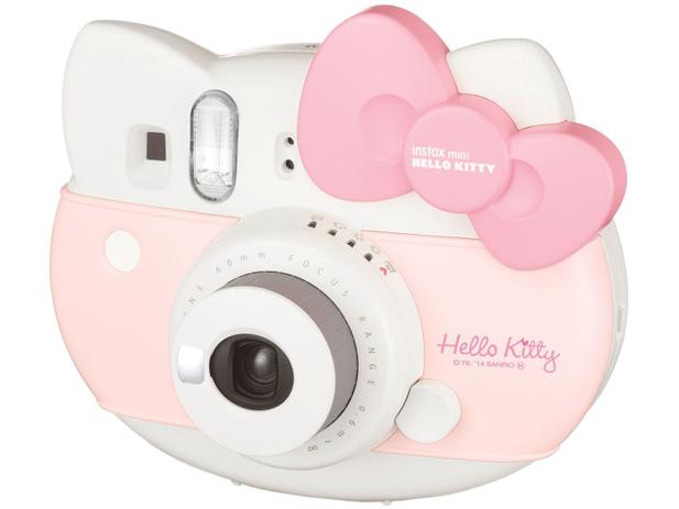 Câmera Instantânea Fujifilm Instax Hello Kitty - Rosa Flash Automático