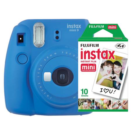 Câmera instantânea Fujifilm Instax Mini 9 Azul Cobalto + Pack 10 fotos é ruim? Câmera instantânea Fujifilm Instax Mini 9 Azul Cobalto + Pack 10 fotos é boa?