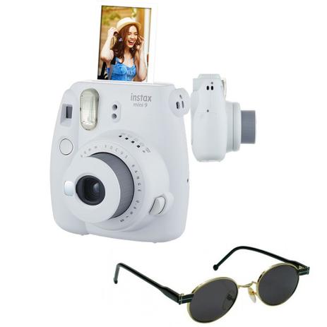 Câmera instantânea Fujifilm Instax Mini9 Branco Gelo + Óculos de Sol é ruim? Câmera instantânea Fujifilm Instax Mini9 Branco Gelo + Óculos de Sol é boa?